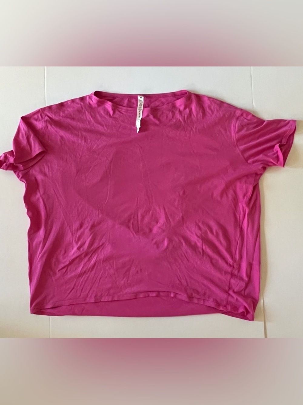 lululemon athletica Short Sleeve Tee in Bright Pink